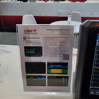 Informationsschild für UNI-TREND Series Signal Analyzer