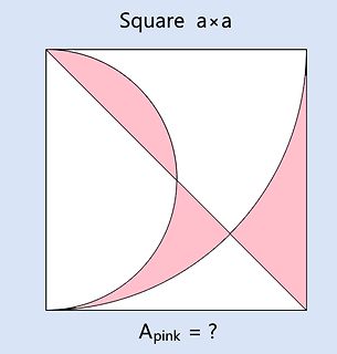 Geometrische Aufgabe zur Flächenberechnung eines Quadrats