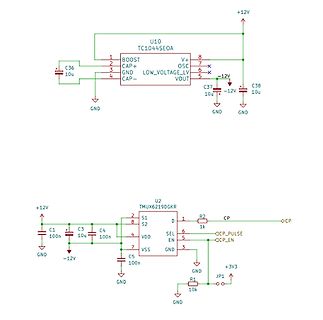 Schaltplan mit TC1044SEOA und TMUX6219DGKR