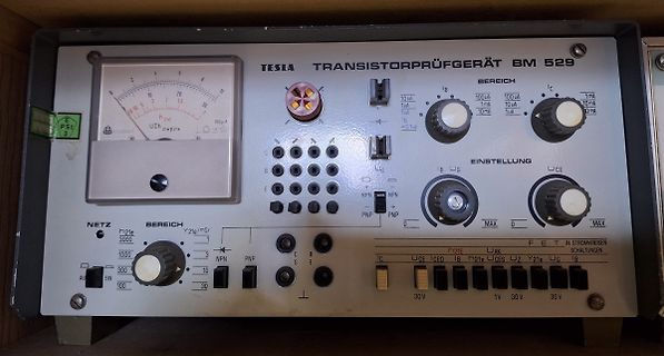 Tesla Transistorprüfgerät BM 529