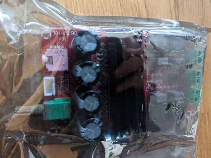 Audio-Verstärker-Platine in Plastikverpackung