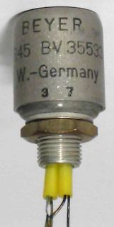 Beyer Mikrofon mit Kabelanschluss