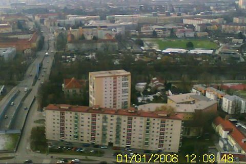 Luftaufnahme einer Stadtlandschaft