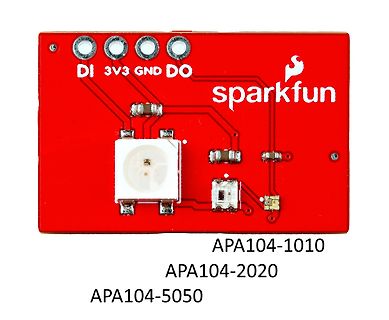 SparkFun rote Leiterplatte mit Anschlüssen