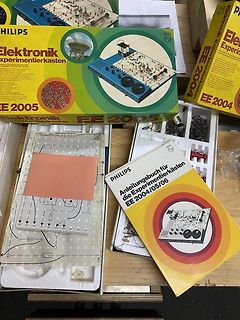 Philips Elektronik Experimenterkasten EE 2004/05/06 mit Anleitung