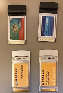 Vier USB CardBus Erweiterungskarten