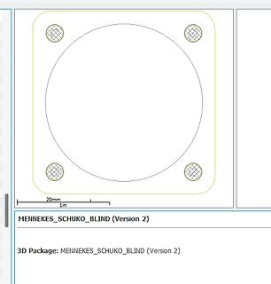 CAD-Zeichnung einer mechanischen Komponente