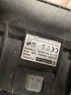 Typenschild eines Netzteils