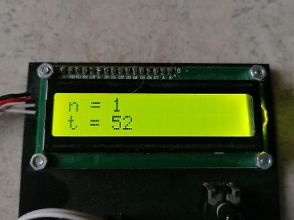 LCD-Display mit Textanzeige