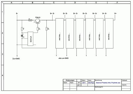 Schaltplan eines Akku-Balancers