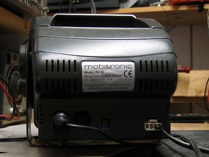Rückansicht eines Mobitronic RV 50 Geräts