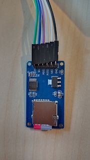 SD-Karten-Modul mit Jumper-Kabeln