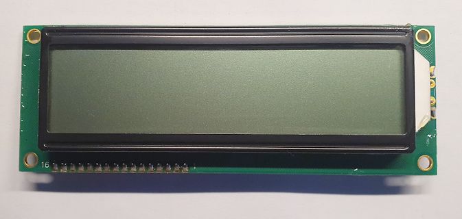 LCD-Display Modul auf Leiterplatte