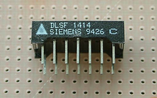 Siemens DLSF 1414 Bauteil auf Lochrasterplatte