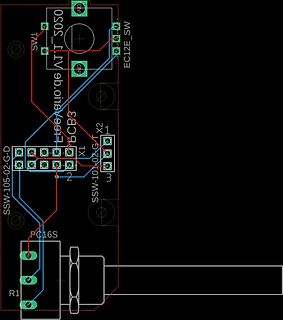 Leiterplatten-Layout einer Platine