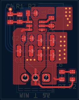 PCB-Layout einer Leiterplatte
