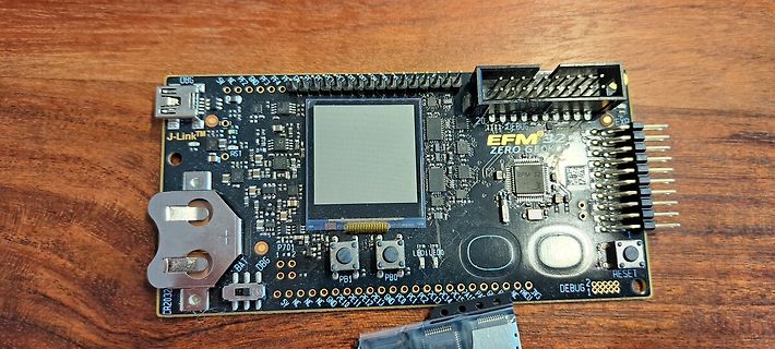 Mikrocontroller-Entwicklungsboard mit Display