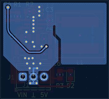 PCB-Layout einer Leiterplatte