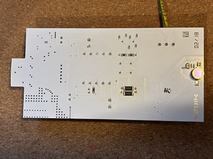 Leiterplatte mit Bestückungsdruck
