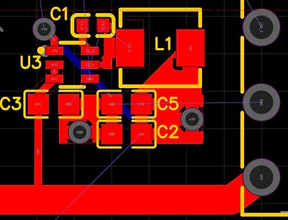 PCB-Layout einer Leiterplatte
