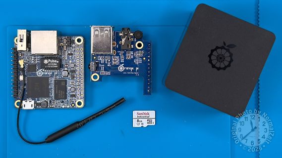 Orange Pi Zero Komponenten und SD-Karte