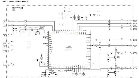 Schaltplan Ton-ZF 29504-102.40/162.39