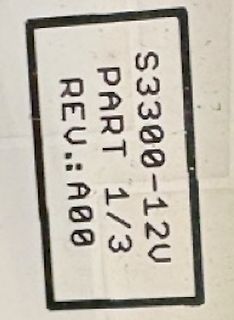 Beschriftung eines Bauteils oder Etiketts