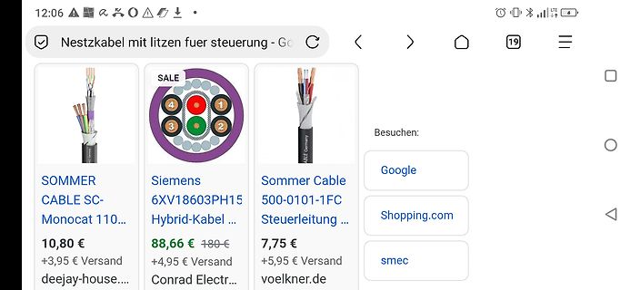 Google-Suchergebnisse für Nestkabel mit Litzen