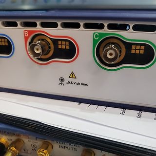 Eingänge eines Oszilloskops