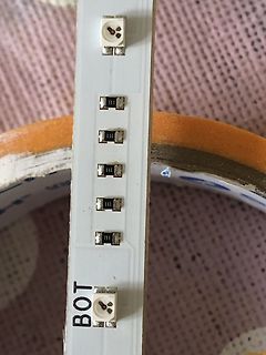 LED-Streifen mit SMD-Bauteilen