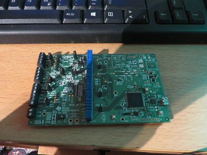 Leiterplatte eines Texas Instruments AD5626 EVM Evaluation Modules