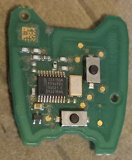 Foto einer Leiterplatte mit integriertem Chip