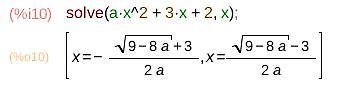 Screenshot einer mathematischen Berechnung in einer Software