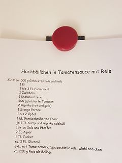 Rezept für Hackbällchen in Tomatensauce mit Reis