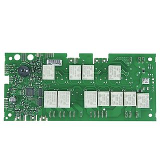 Grüne Leiterplatte mit mehreren HF3FD Modulen