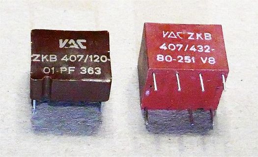 Zwei VAC ZKB Relais