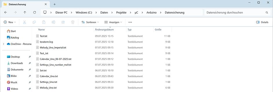 Windows Explorer Dateimanager Datensicherung