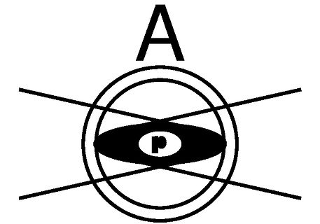 Logo mit Buchstaben A und p
