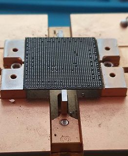 BGA-Chip auf Leiterplatte
