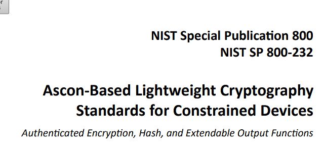 Titelblatt einer NIST Special Publication