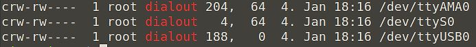 Terminal-Ausgabe der Gerätedateien in Linux