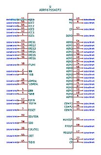 Pinbelegung des ADRF6755ACPZ