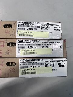 Verpackung von Samwha Elektrolytkondensatoren