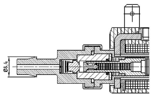 Technische Zeichnung eines Bauteils oder einer Baugruppe