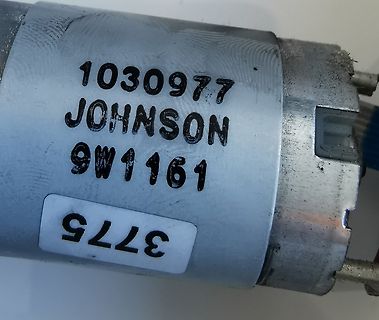Beschriftung eines Elektromotors