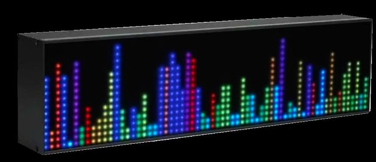 LED-Musikvisualisierer in Gehäuse