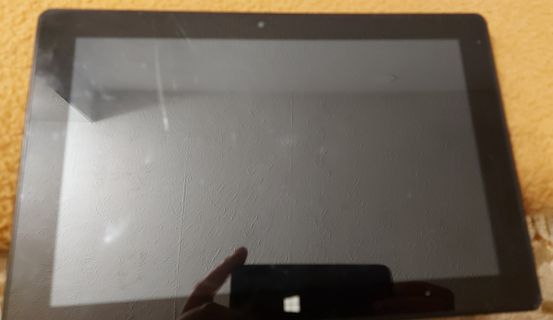 Abfotografierter Bildschirm eines Tablets
