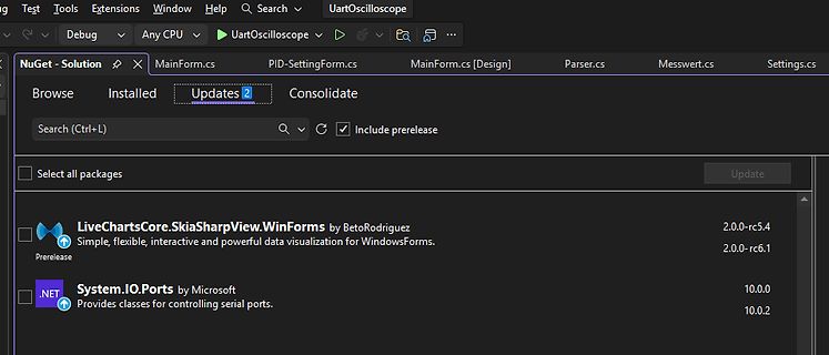 NuGet Paketmanager in Visual Studio