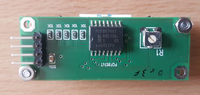 Leiterplatte mit PCF8574AT IC
