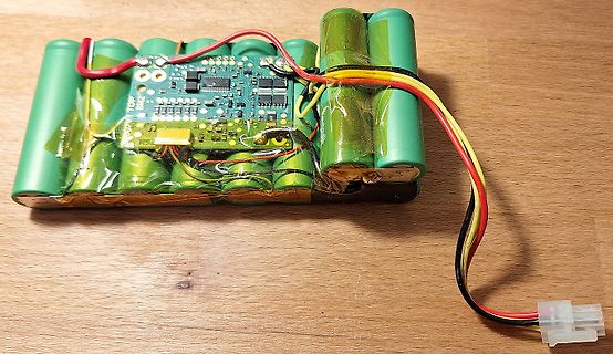 Selbstgebauter Akku-Pack mit BMS-Platine